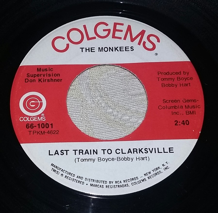 Last Train for Colgems 45’s – Later Day Original&nbsp;Labels